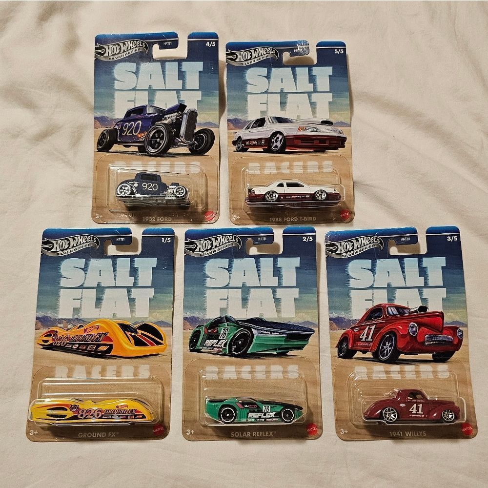 HotWheels Salt Flat Full Set Of 5